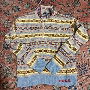 Polo by Ralph Lauren Multicolor Patterned Sweater